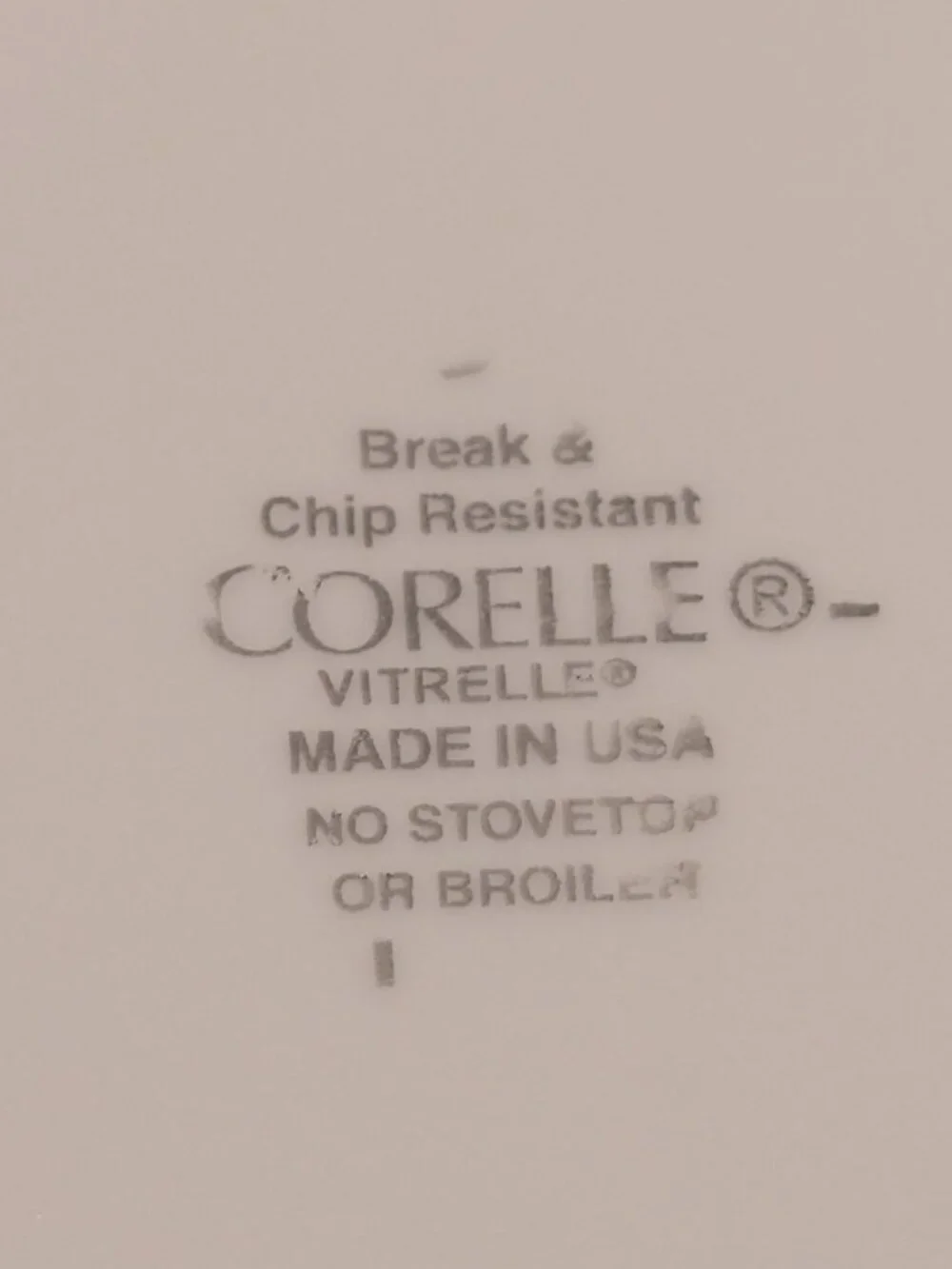 Set of 2 Corelle WINTER FROST WHITE Pattern 8 1/2